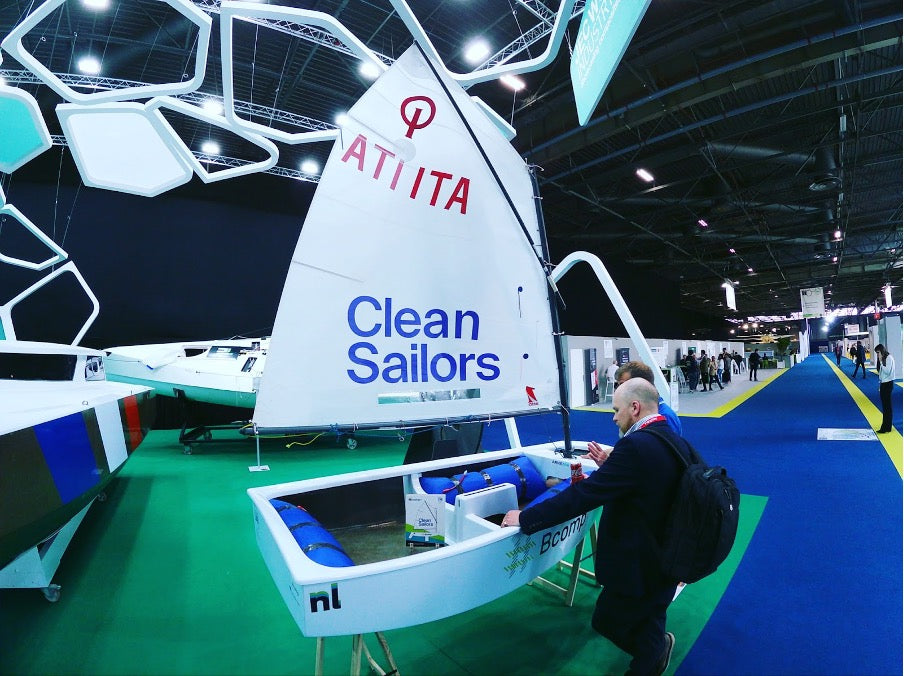 World’s first sustainable and recyclable optimist dinghy launched for young sailors and sailing schools, globally.